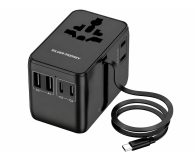 SILVER MONKEY Adapter podróżny Smart Travel 70W PD SMA343